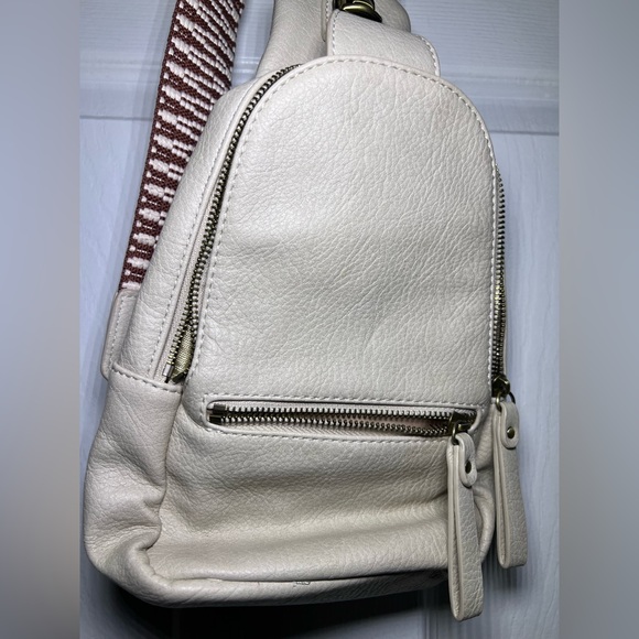 Urban Expressions | Textured Crossbody Sling Bag | Faux Leather | Adjustable - Picture 6 of 13